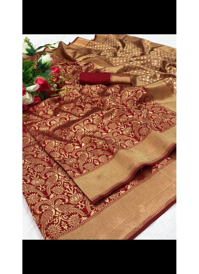 Alankar Exclusive Collection Of Designer Lichi Silk Festival Wear Saree 